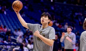 开拓者将杨瀚森下放到发展联盟混音队 打两场比赛